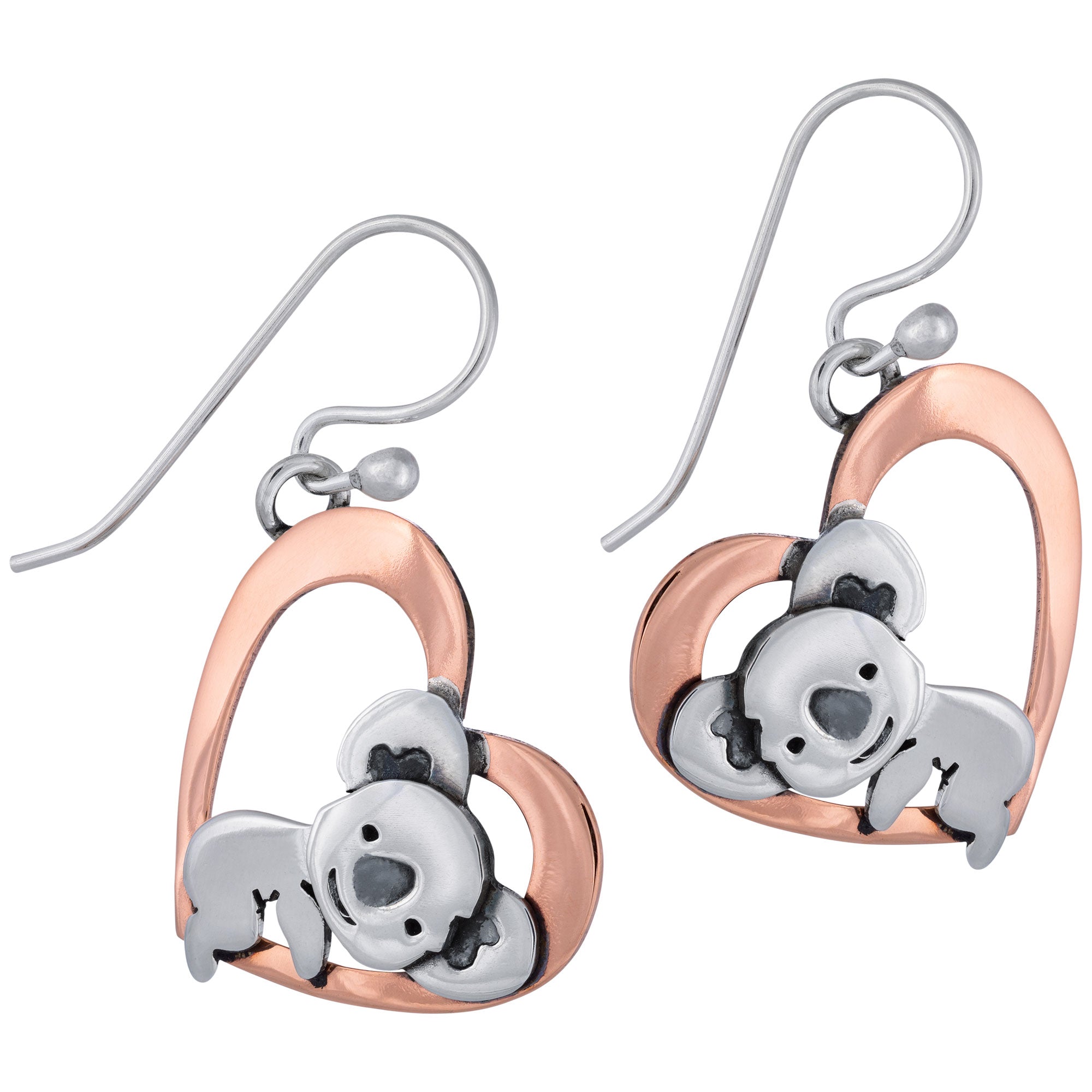I Love Koalas Sterling Earrings - Aaria Tees Aaria Tees