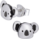 Sterling Koalas Post Earrings - Aaria Tees Aaria Tees
