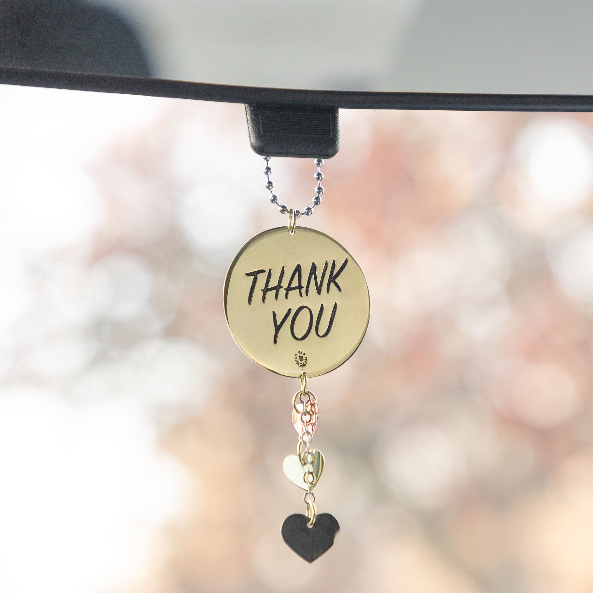 Firefighter Mixed Metals Car Charm - Aaria Tees Aaria Tees
