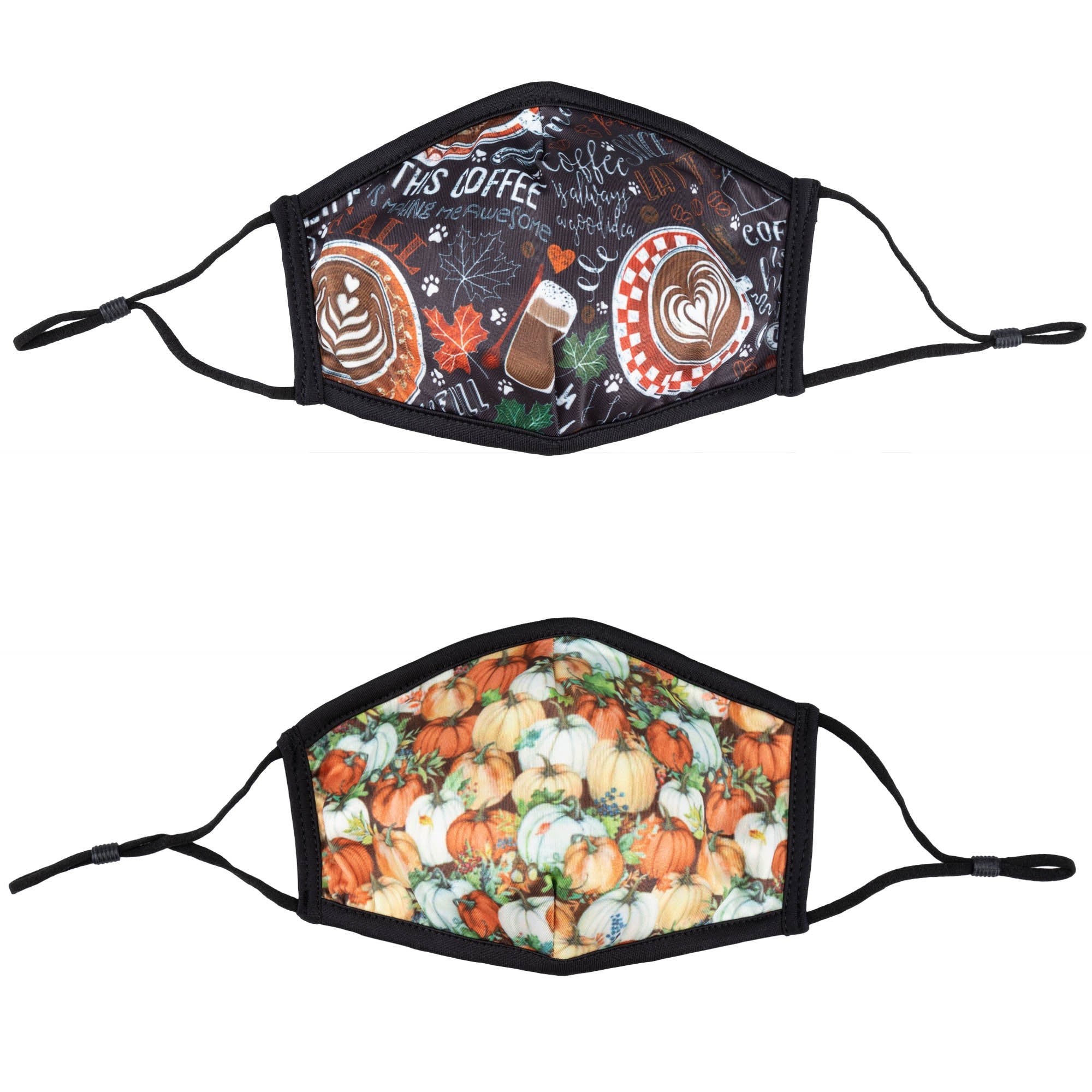 Fall Fun Easy Fit Adjustable Face Mask - Aaria Tees Aaria Tees