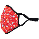 Hearts & Paws Cloth Face Mask - Made in USA - Aaria Tees Aaria Tees