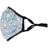 Hearts & Paws Cloth Face Mask - Made in USA - Aaria Tees Aaria Tees
