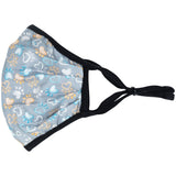 Hearts & Paws Cloth Face Mask - Made in USA - Aaria Tees Aaria Tees