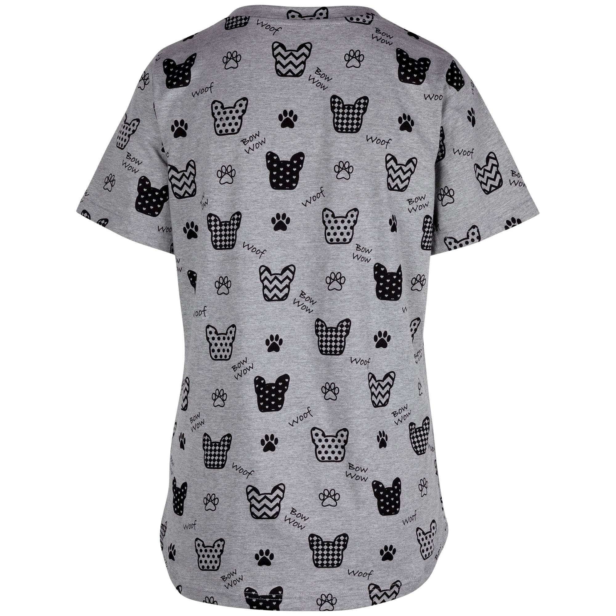 Pets with Prints V-Neck Tee - Aaria Tees Aaria Tees