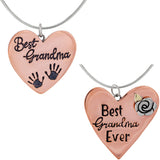 Best Grandma Mixed Metal Necklace - Aaria Tees Aaria Tees