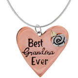Best Grandma Mixed Metal Necklace - Aaria Tees Aaria Tees