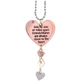 Best Grandma Mixed Metal Car Charm - Aaria Tees Aaria Tees