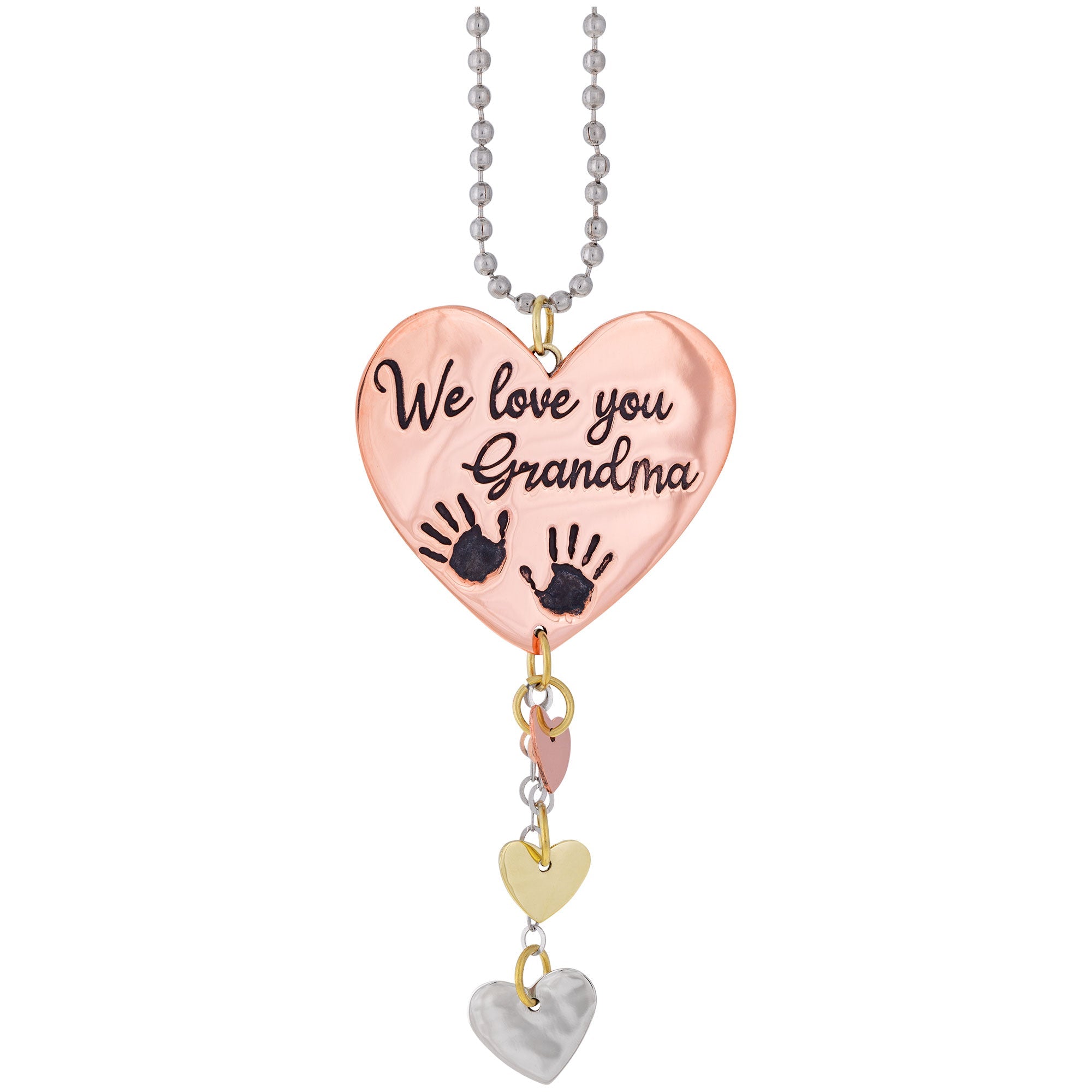Best Grandma Mixed Metal Car Charm - Aaria Tees Aaria Tees