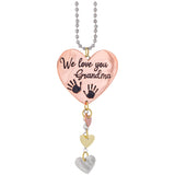 Best Grandma Mixed Metal Car Charm - Aaria Tees Aaria Tees