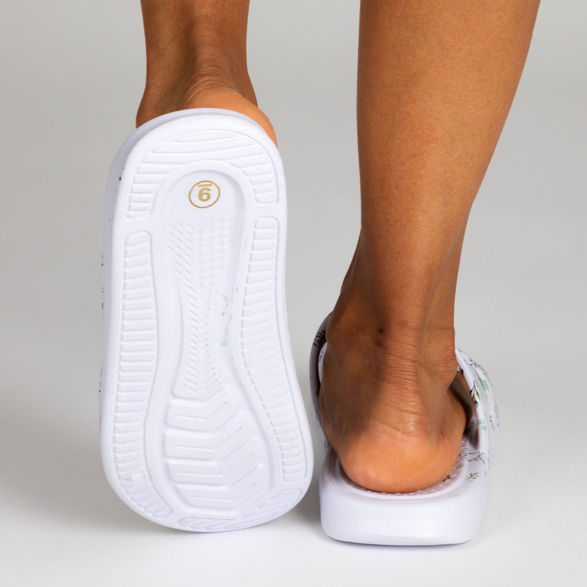 Two Strap Paw Slide Sandals - Aaria Tees Aaria Tees