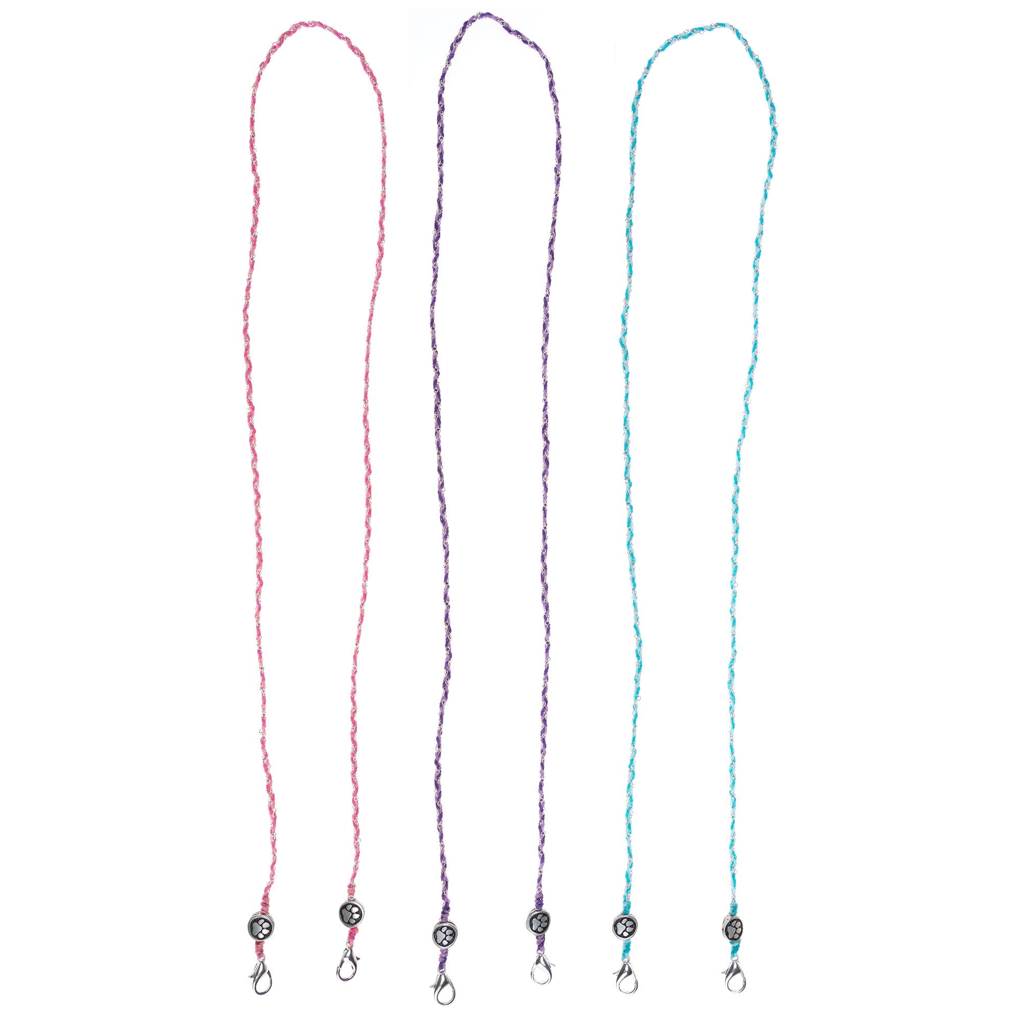 Paw Print Threaded Glasses Holder - Aaria Tees Aaria Tees