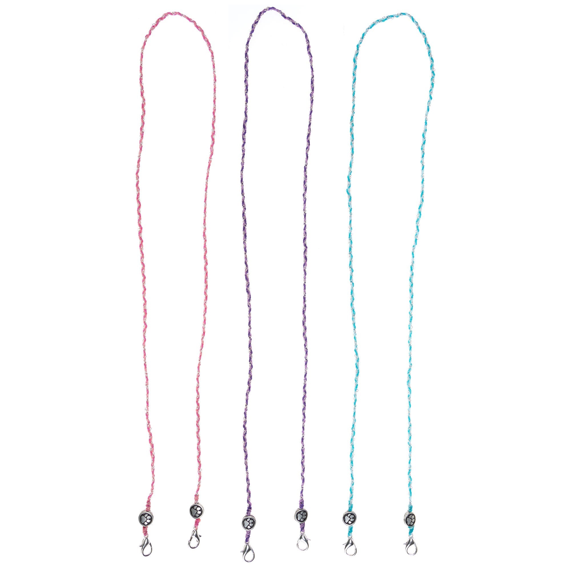 Paw Print Threaded Glasses Holder - Aaria Tees Aaria Tees