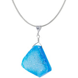 Cool Hues Sterling Silver & Druzy Necklace - Aaria Tees Aaria Tees