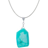 Cool Hues Sterling Silver & Druzy Necklace - Aaria Tees Aaria Tees