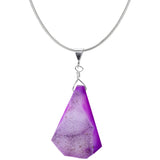 Cool Hues Sterling Silver & Druzy Necklace - Aaria Tees Aaria Tees