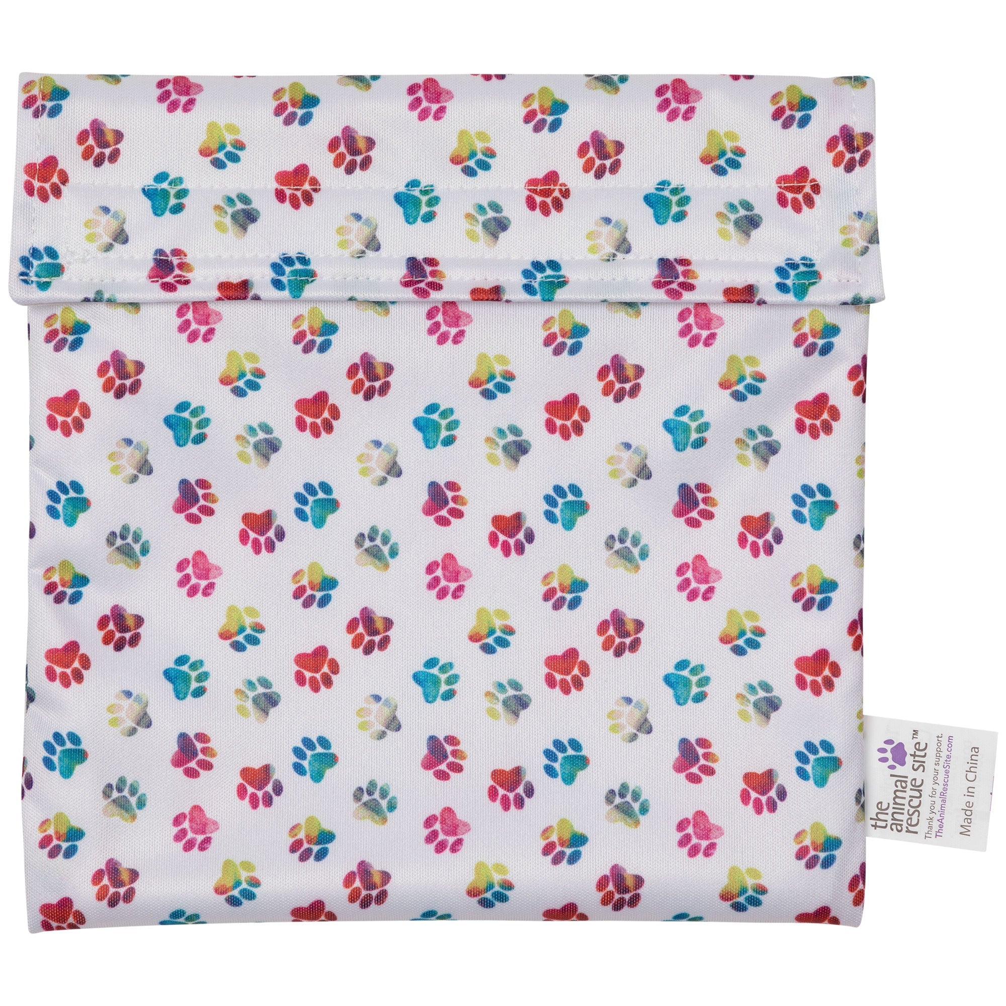 Paw Print Reusable Snack Pouch - Set of 2 - Aaria Tees Aaria Tees