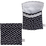 Paw Print Reusable Snack Pouch - Set of 2 - Aaria Tees Aaria Tees