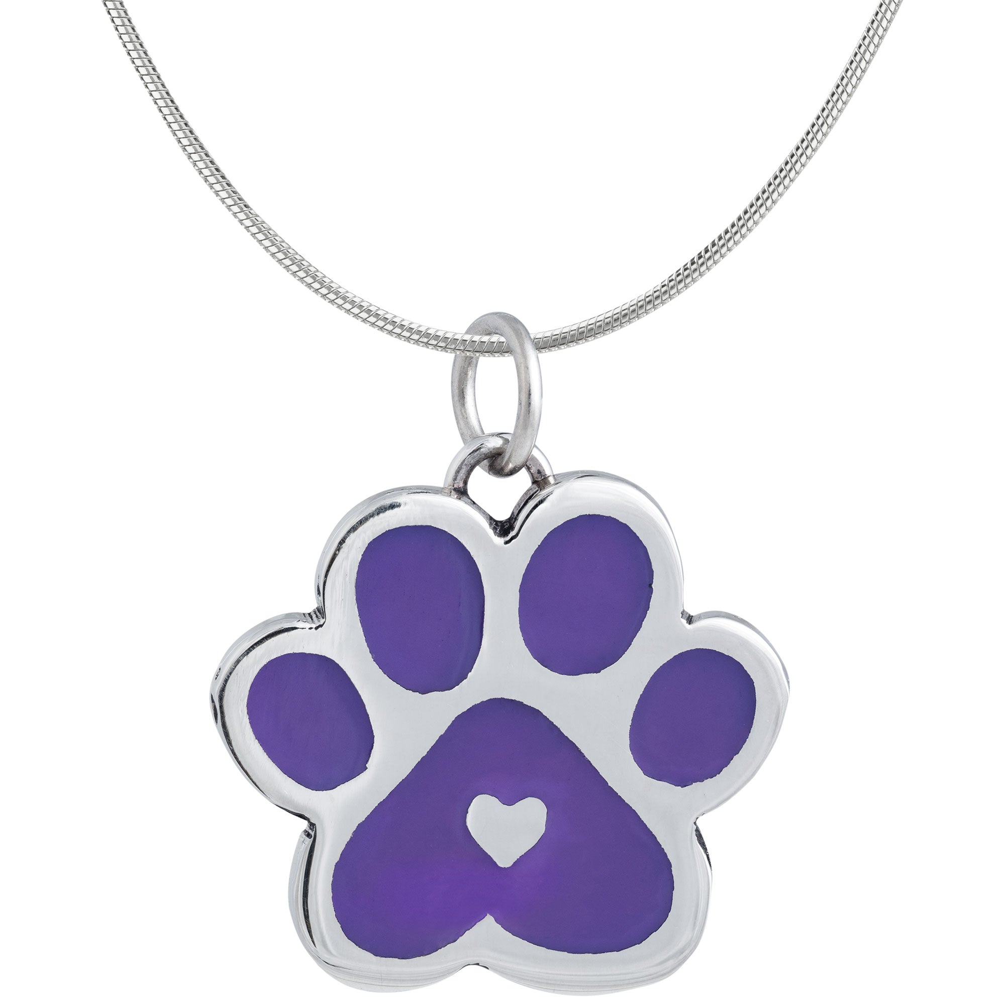Paw Print Beats In My Heart Necklace - Aaria Tees Aaria Tees