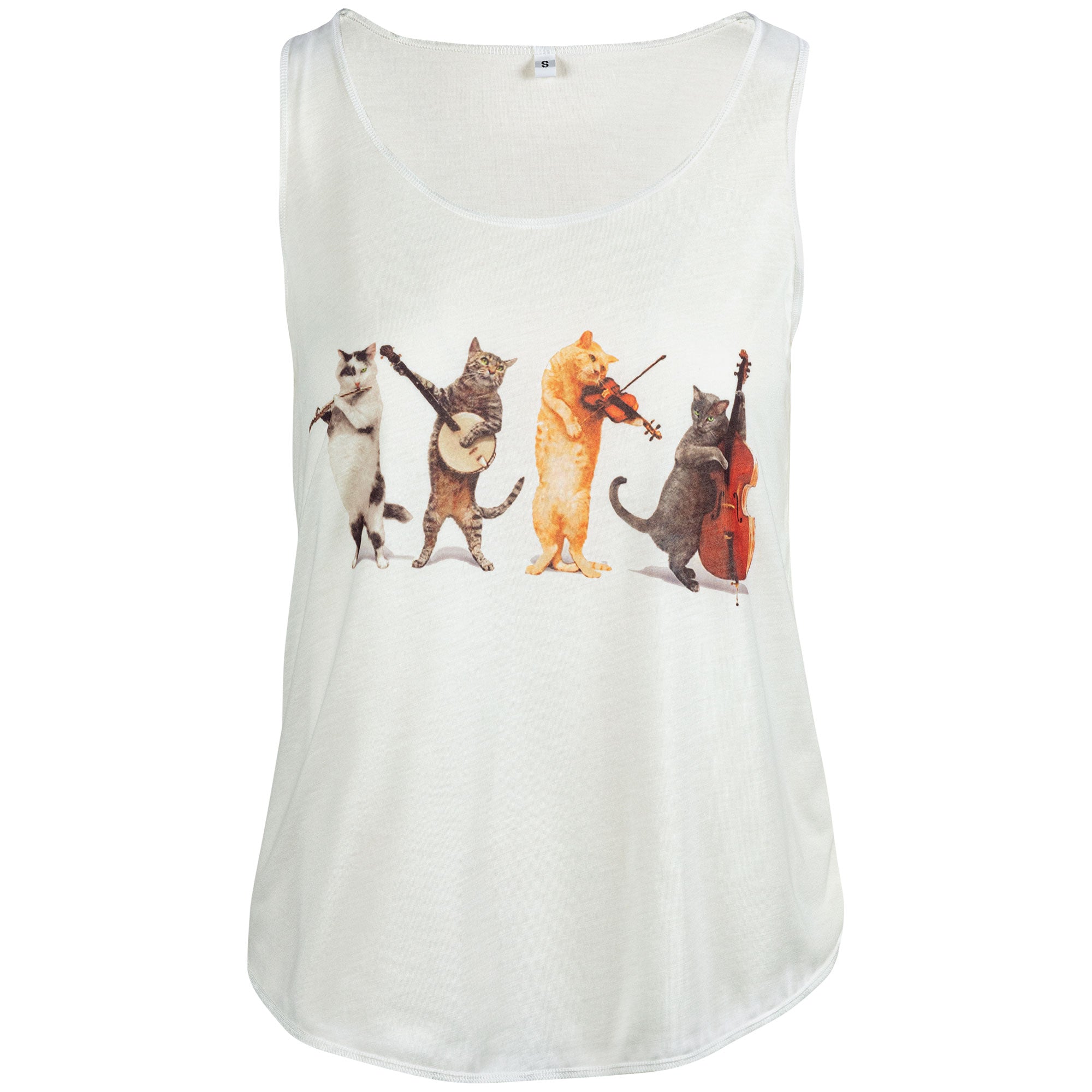 Musical Cats Tank Top - Aaria Tees Aaria Tees