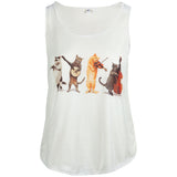 Musical Cats Tank Top - Aaria Tees Aaria Tees
