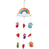 Always in My Heart Paw Print Ceramic Chime - Aaria Tees Aaria Tees