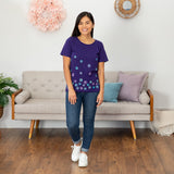 Tumbling Paws Gradient Short Sleeve T-Shirt - Aaria Tees Aaria Tees