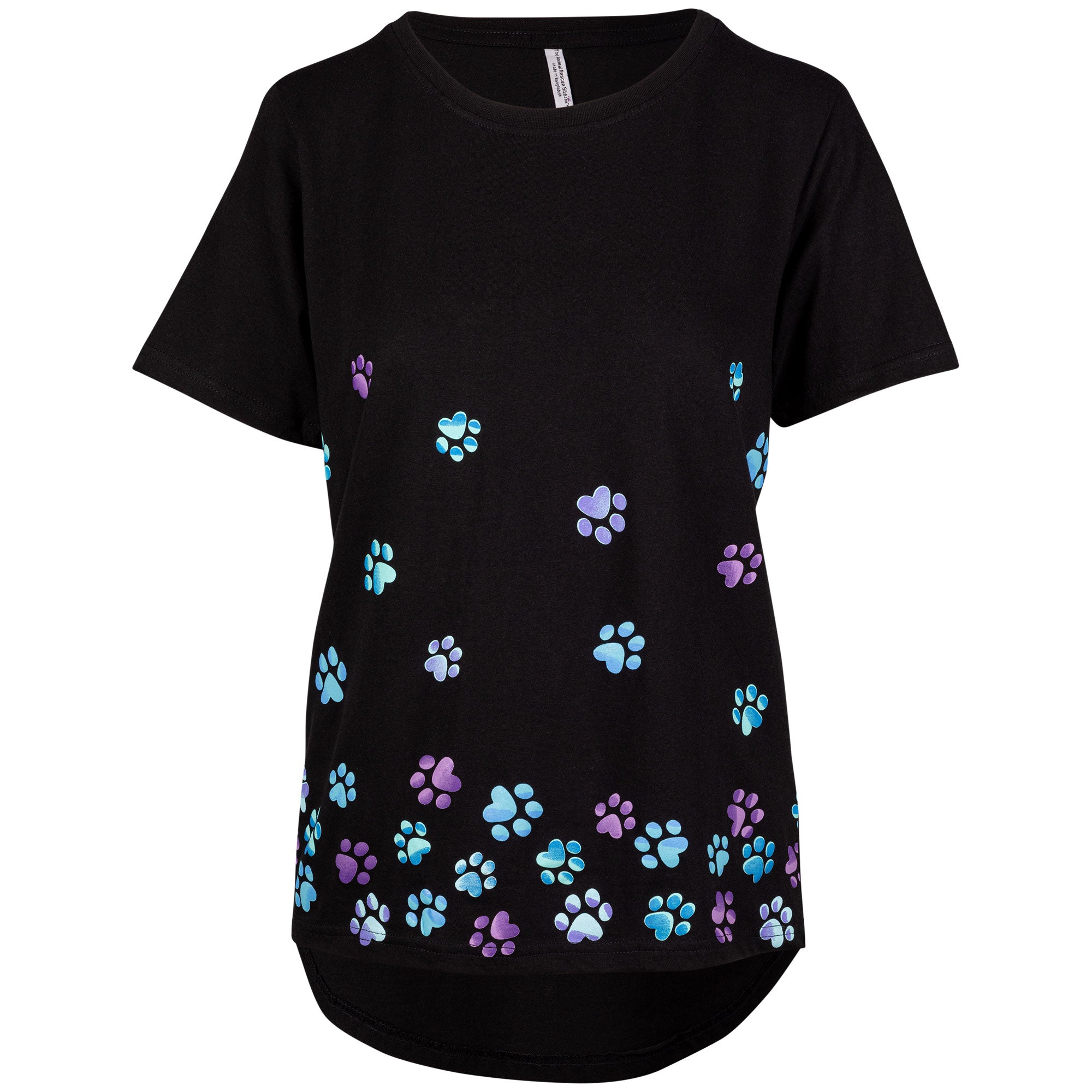 Tumbling Paws Gradient Short Sleeve T-Shirt - Aaria Tees Aaria Tees