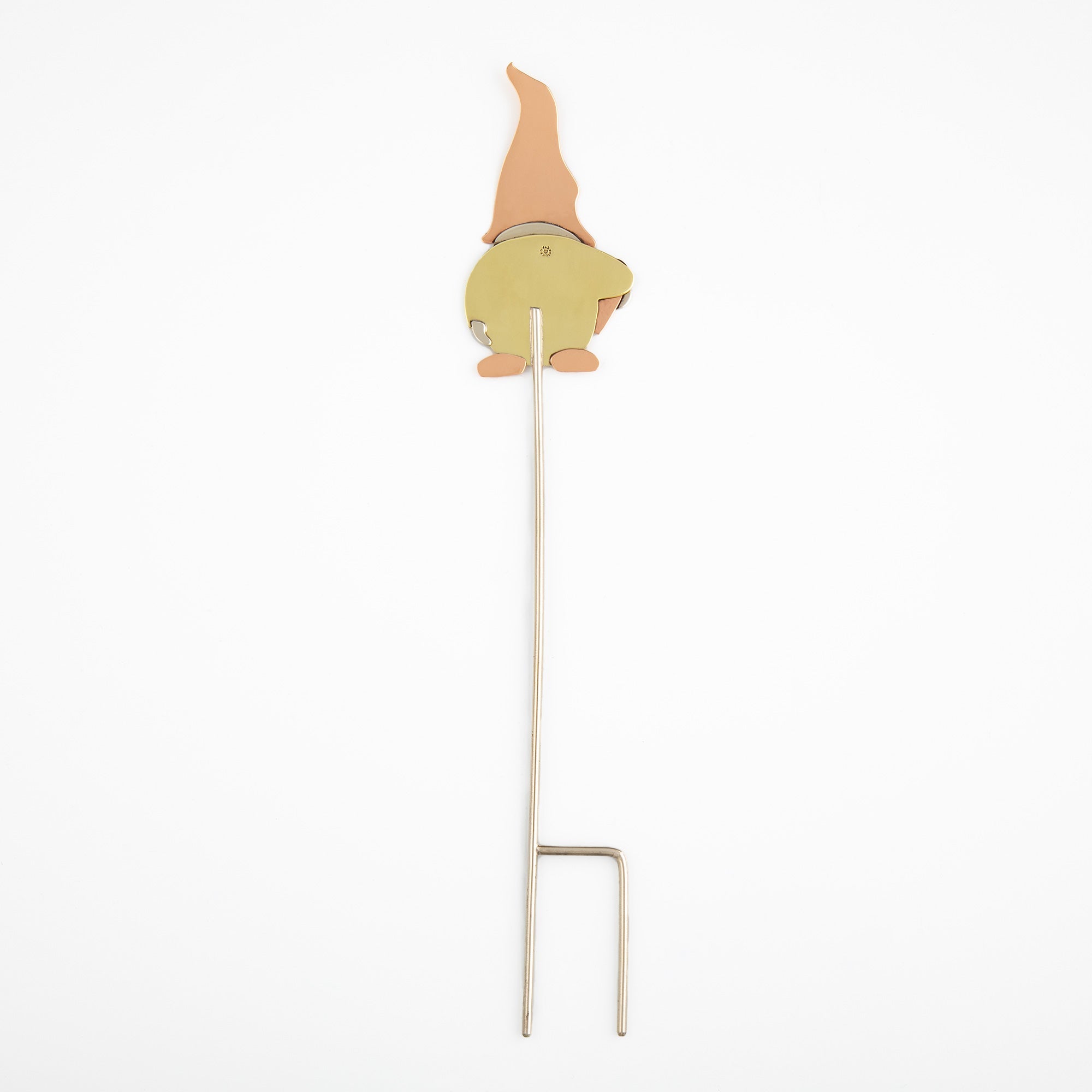 Cute Gnome Mixed Metal Plant Stake - Aaria Tees Aaria Tees
