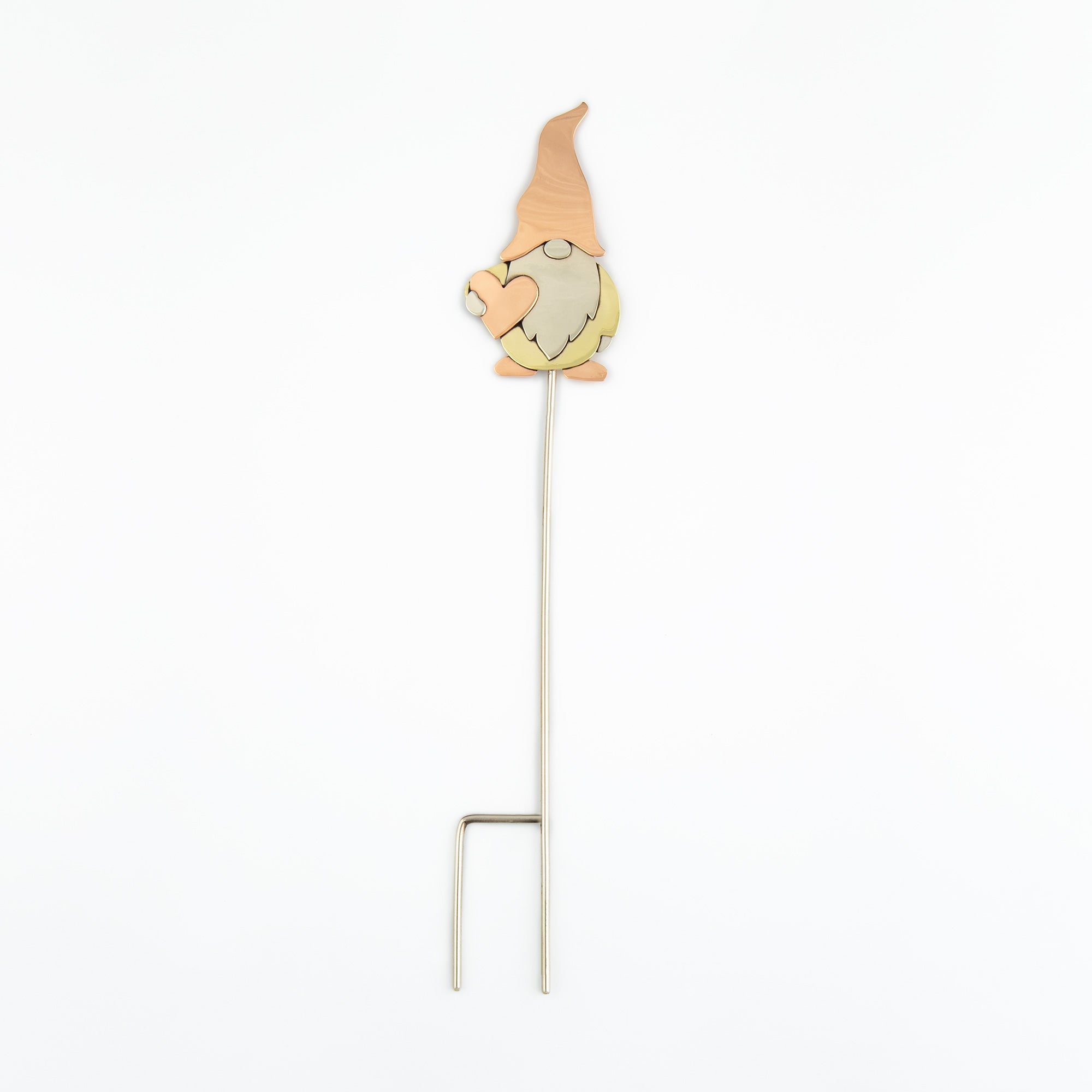 Cute Gnome Mixed Metal Plant Stake - Aaria Tees Aaria Tees