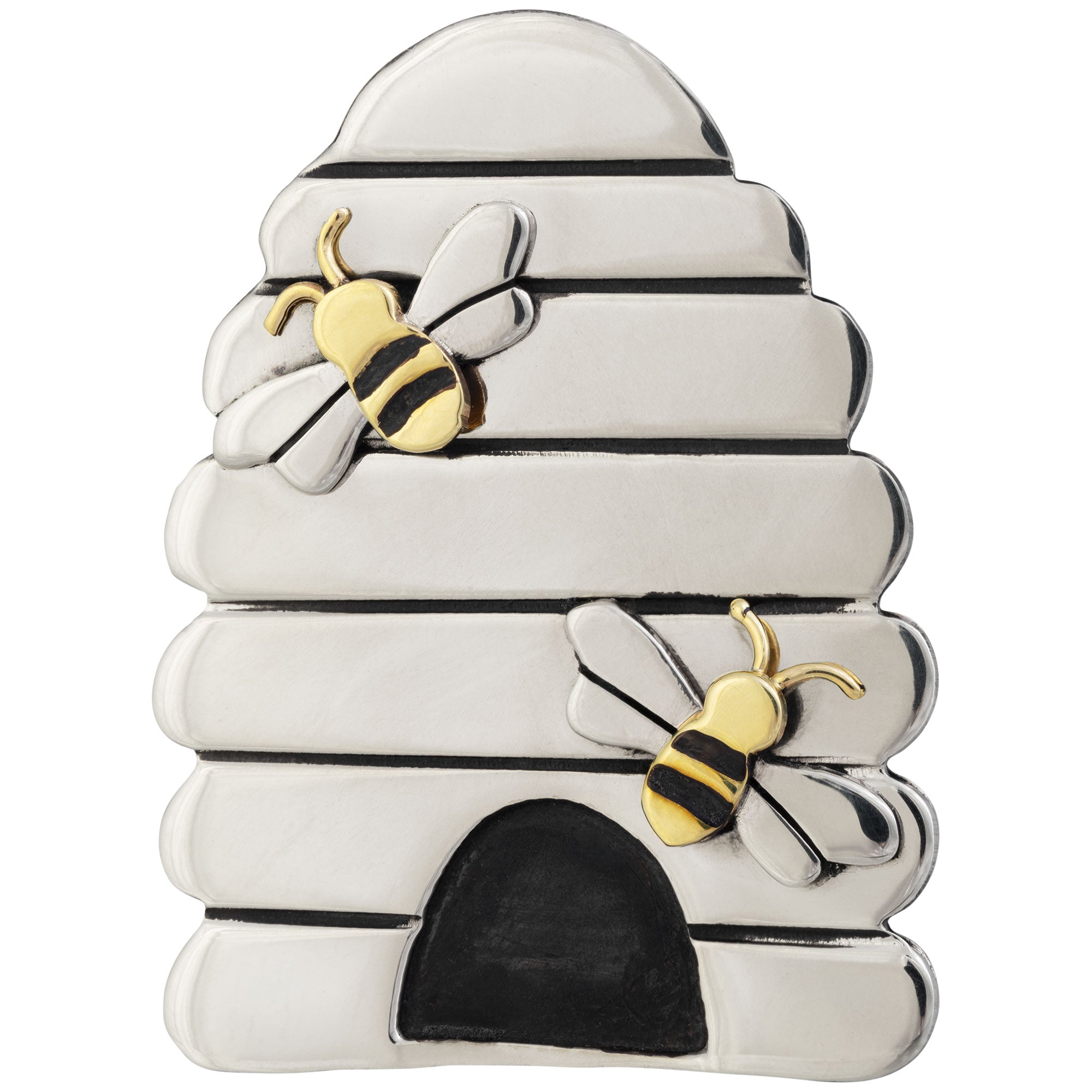 Beehive Mixed Metal Pin - Aaria Tees Aaria Tees