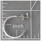 Paws & Crystals Sterling Hoop Earrings - Aaria Tees Aaria Tees