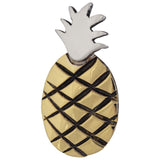 Juicy Pineapple Sterling & Brass Post Earrings - Aaria Tees Aaria Tees