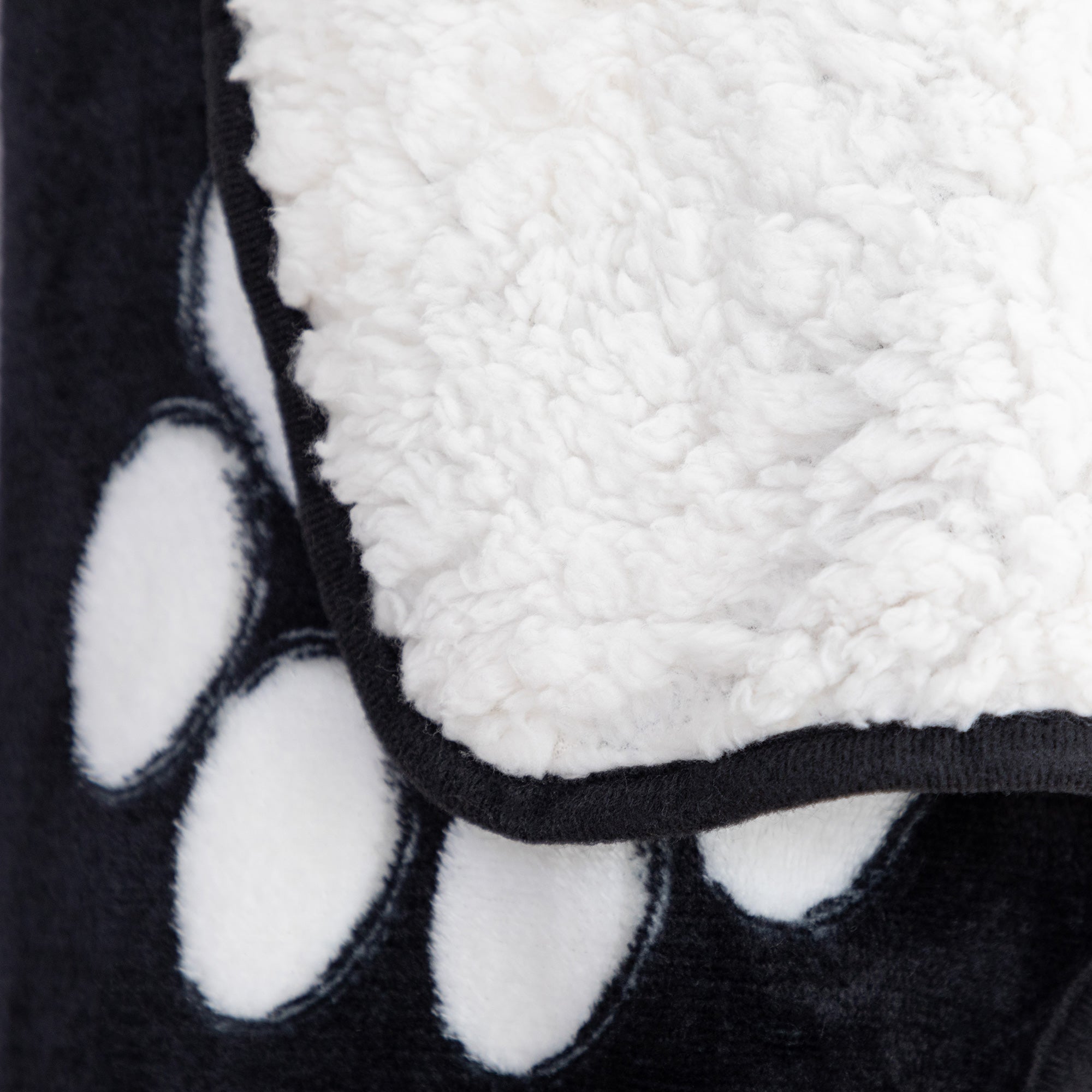 Paw Print Plush Sherpa Fleece-Lined Vest - Aaria Tees Aaria Tees