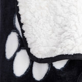 Paw Print Plush Sherpa Fleece-Lined Vest - Aaria Tees Aaria Tees