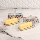 Festival Pet Glass Butter Dish - Aaria Tees Aaria Tees