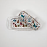 Festival Pet Glass Butter Dish - Aaria Tees Aaria Tees
