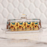 Festival Pet Glass Butter Dish - Aaria Tees Aaria Tees