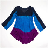 Butterfly Dance Long Sleeve Tunic - Aaria Tees Aaria Tees