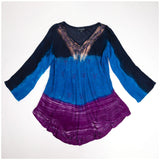 Butterfly Dance Long Sleeve Tunic - Aaria Tees Aaria Tees