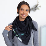 Fleece Lined Oversized Bandana Scarf - Aaria Tees Aaria Tees