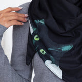Fleece Lined Oversized Bandana Scarf - Aaria Tees Aaria Tees