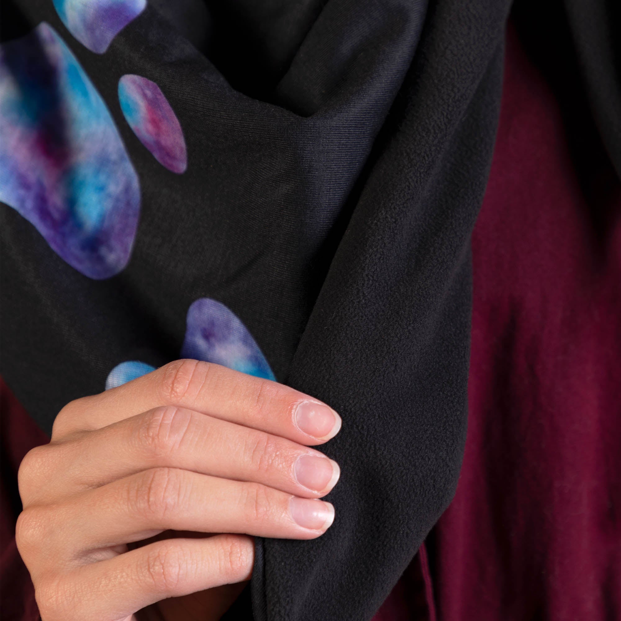 Fleece Lined Oversized Bandana Scarf - Aaria Tees Aaria Tees