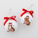 Precious Pets Shatterproof Christmas Ornaments - Set of 6 - Aaria Tees Aaria Tees