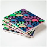 Paw Print Coaster - Set of 4 - Aaria Tees Aaria Tees