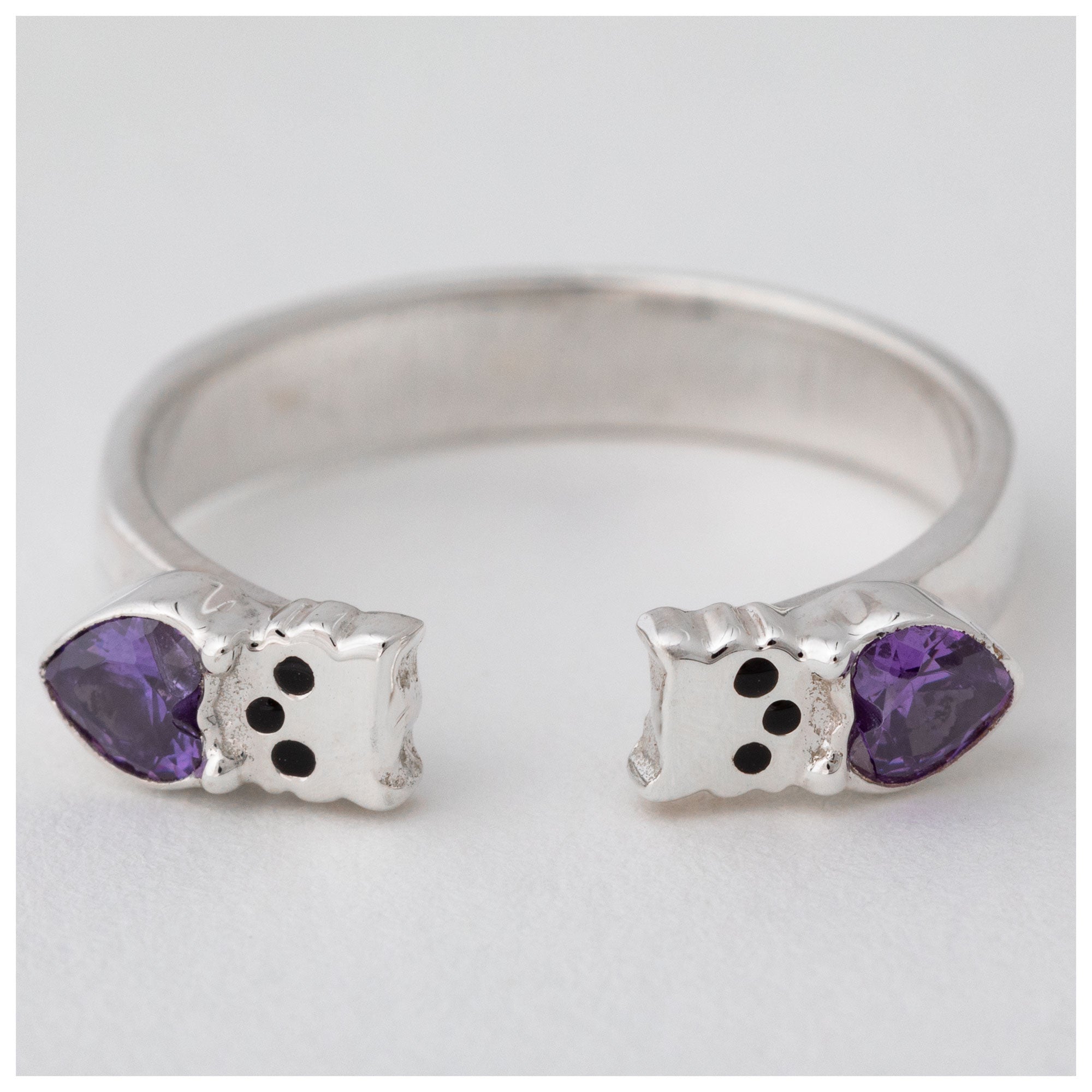 Kitty Cat Sterling Toe Ring - Aaria Tees Aaria Tees