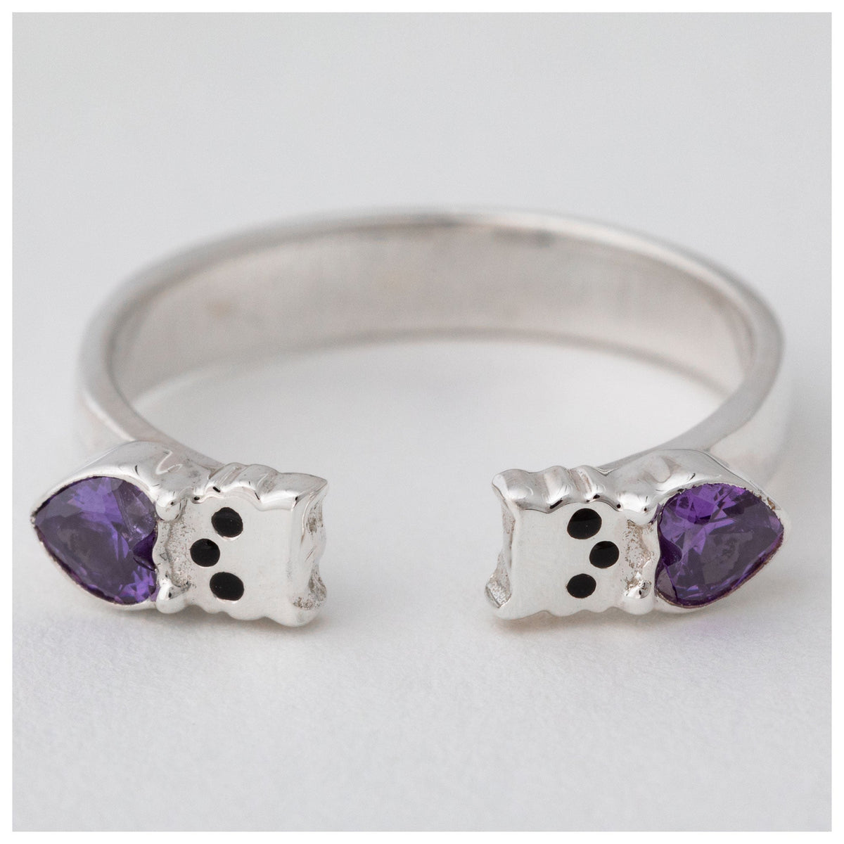 Kitty Cat Sterling Toe Ring - Aaria Tees