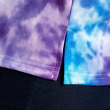 Paw Tie-Dye Stripe Lightweight Crew Sweatshirt - Aaria Tees Aaria Tees