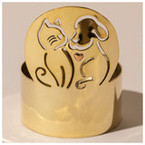 Pet Love Mixed Metal Candle Holder - Aaria Tees Aaria Tees