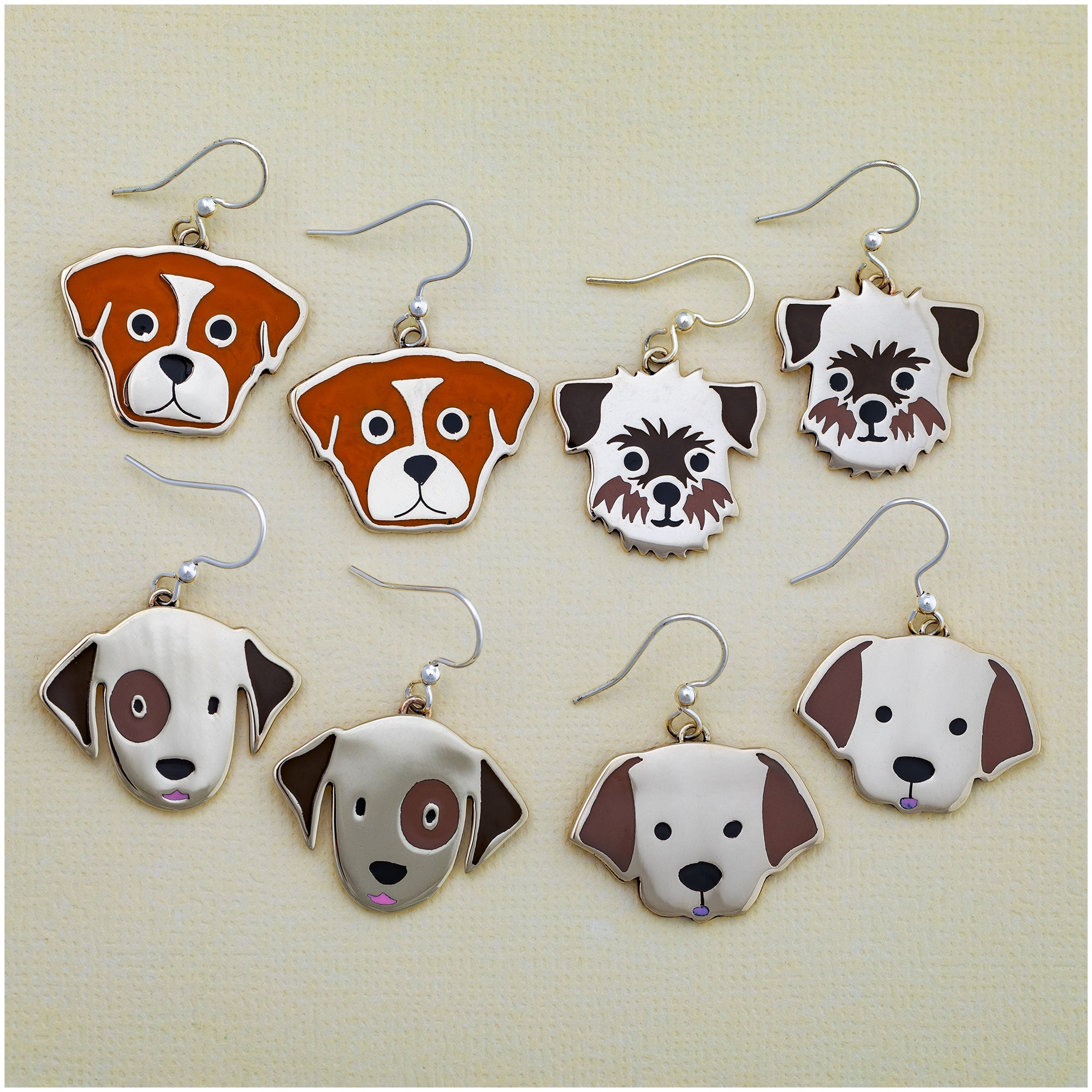 Dog Breed Enamel Earrings - Aaria Tees Aaria Tees