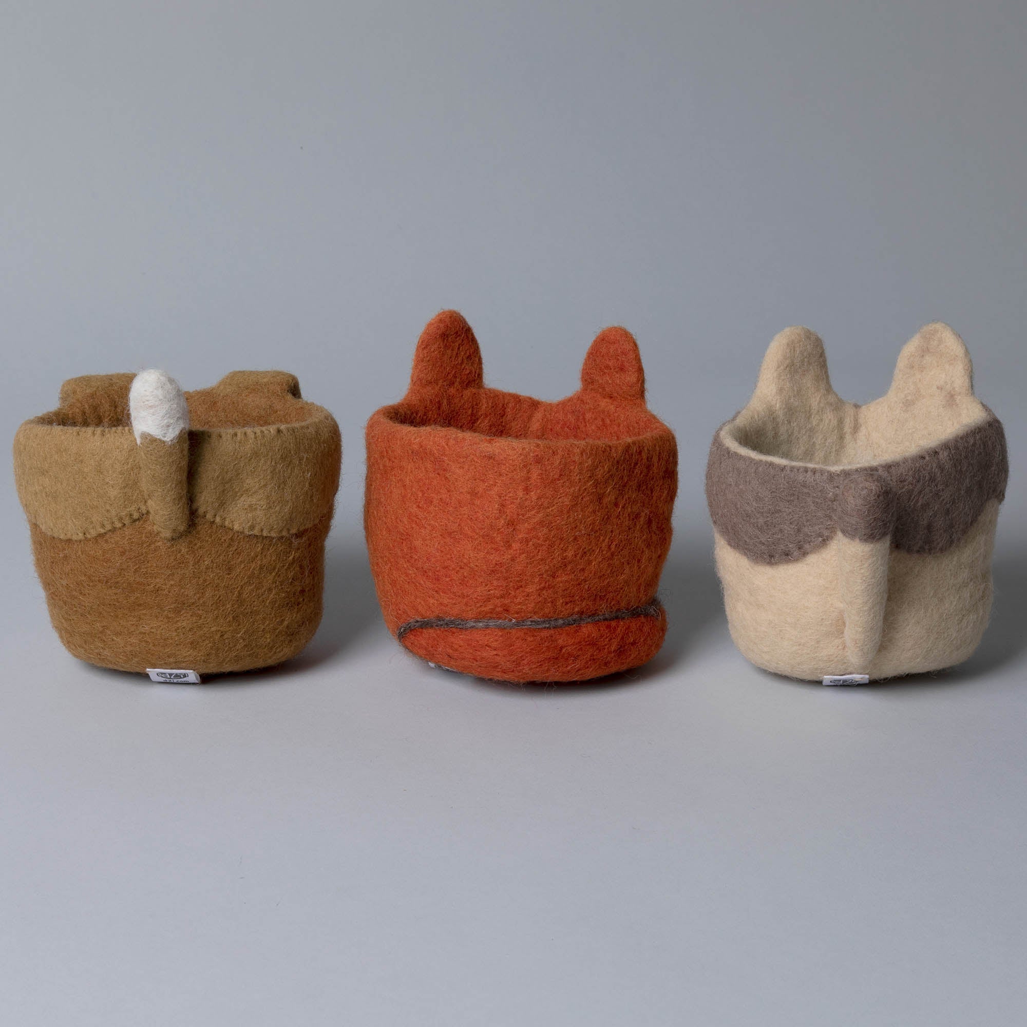 Hand-Felted Animal Planter - Aaria Tees Aaria Tees